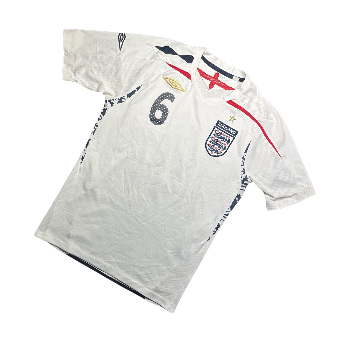 England 2008/2010 Home Football Shirt Terry (6)