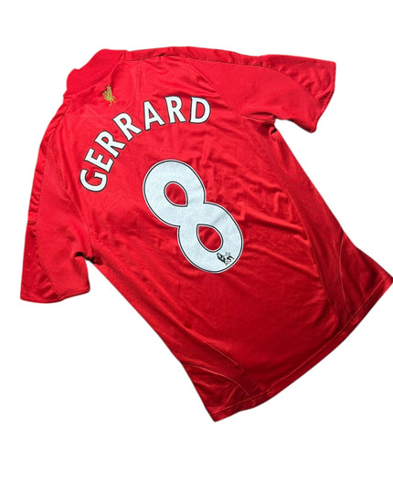 Liverpool Football Shirt Home 2008/2010 Gerrard 8 (S)