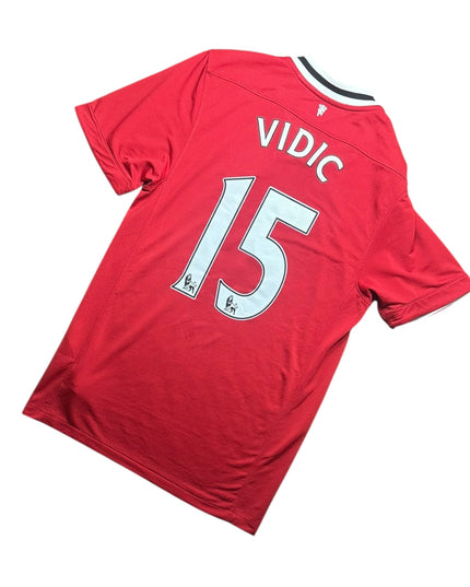 Manchester United Football Shirt Home 2011/2012 Vidic 15 (S)