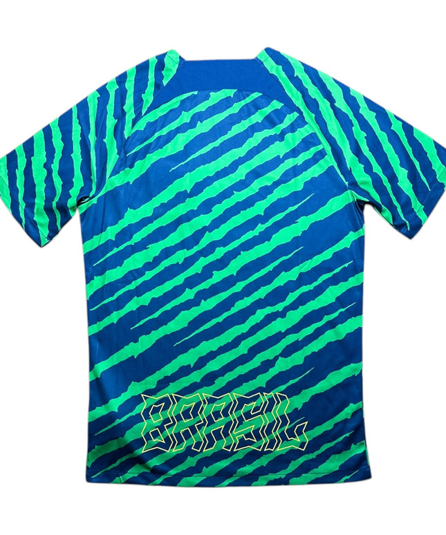 Brazil Football Shirt 2022 Pre Match Shirt (M)