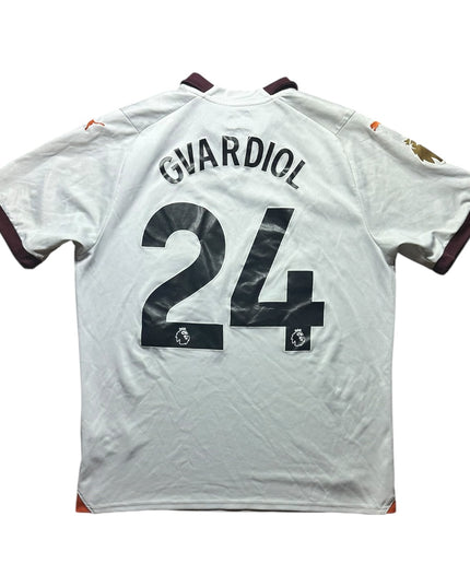 Manchester City Football Shirt Away 2023/2024 Gvardiol 24 (L)
