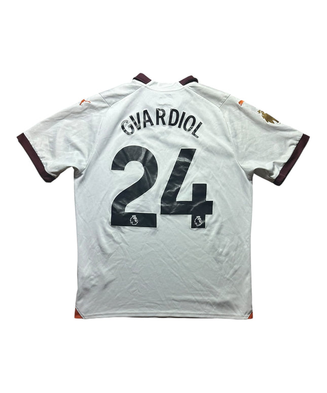Manchester City Football Shirt Away 2023/2024 Gvardiol 24 (L)