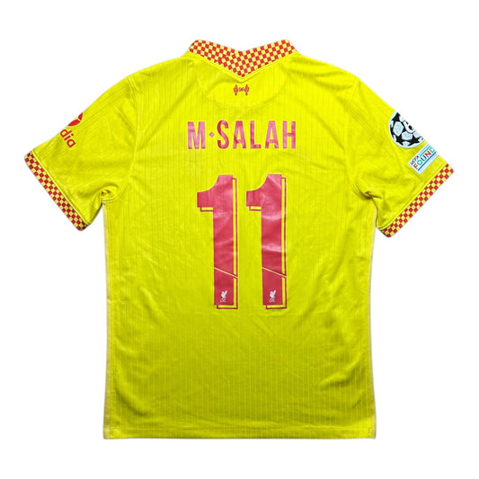 Liverpool Football Shirt 2021/2022 Third Salah 11 UCL (L)