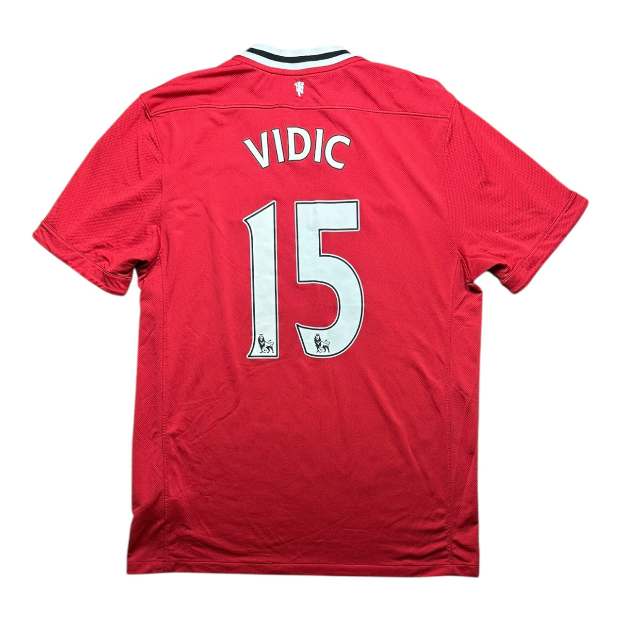 Manchester United Football Shirt 2011/2012 Home Vidic 15 (M)