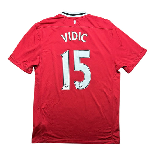Manchester United Football Shirt 2011/2012 Home Vidic 15 (M)