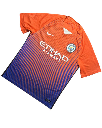 Manchester City Football Shirt Third 2016/2017 Kun Aguero 10 (M)