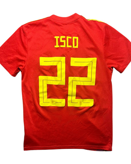 Spain Football Shirt Home 2017/2019 Isco 22 (S)