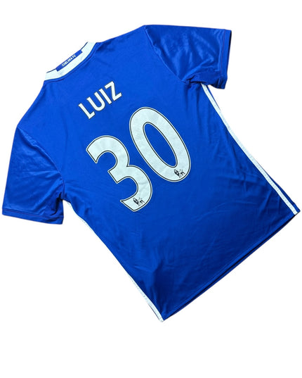 Chelsea Football Shirt Home 2015/2016 Luiz 30 (M)