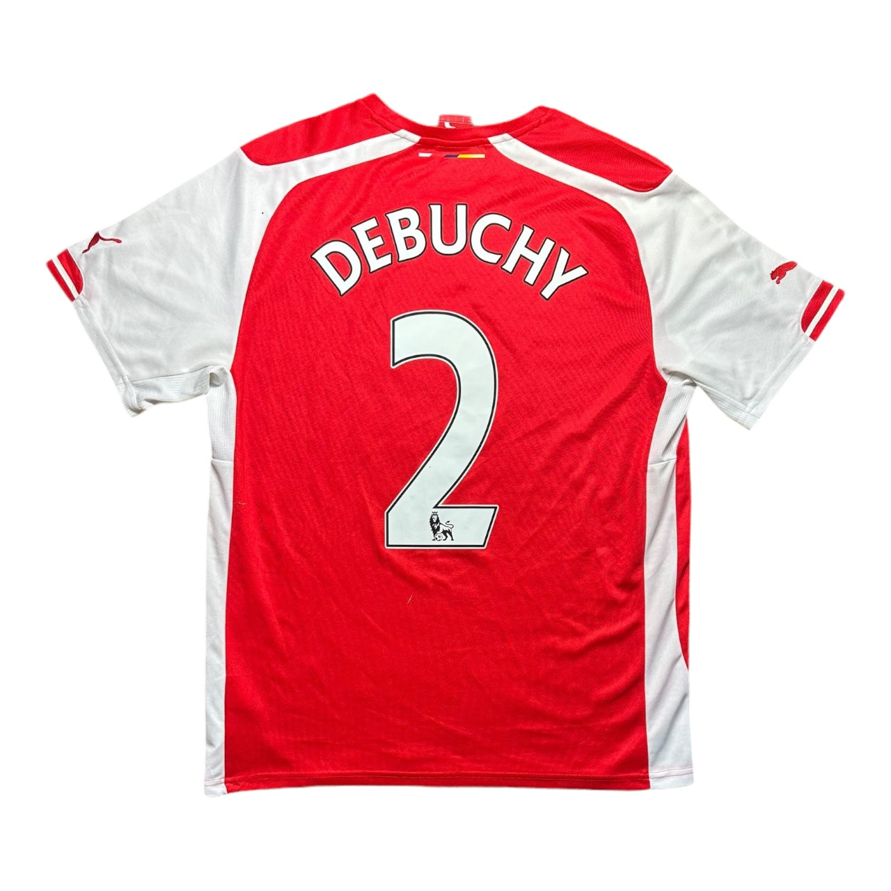 Arsenal 2014/2015 Home Football Shirt Debuchy 2 (L)