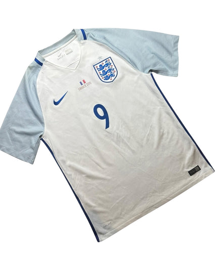England Football Shirt Home 2016/2017 ‘France 2016’ Kane 9 (M)