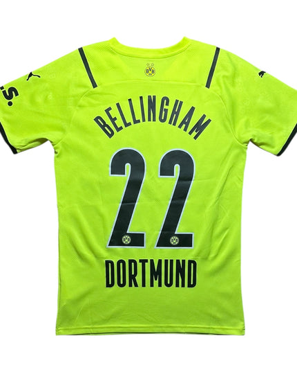 Borussia Dortmund Football Shirt 2021/2022 Cup Home Bellingham 22 (S)