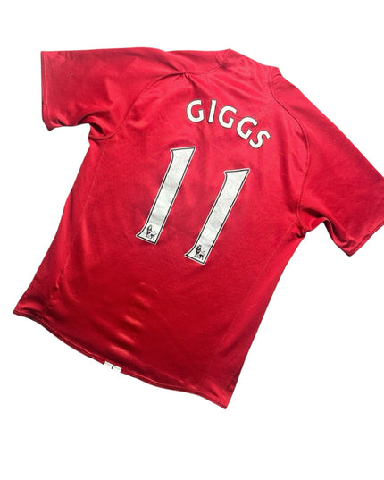 Manchester United Football Shirt 2007/2008 Home Giggs 11 (M)