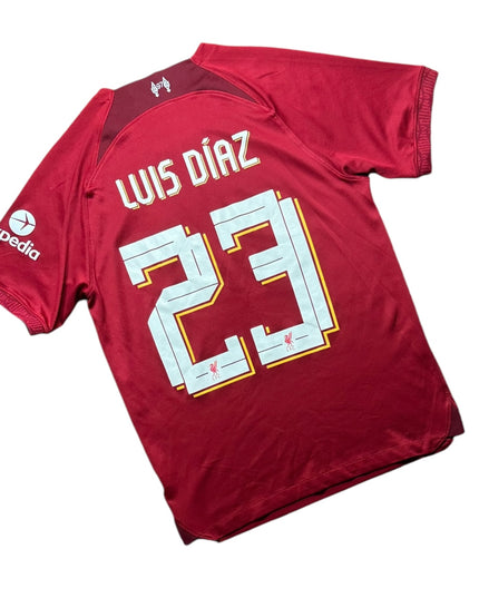 Liverpool Football Shirt 2022/2023 Home Luis Diaz 23 (S)