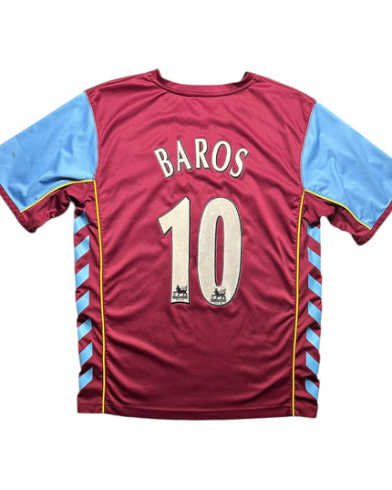 Aston Villa Football Shirt 2005/2006 Home Baros 10 (M)