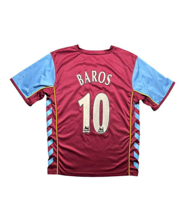 Aston Villa Football Shirt 2005/2006 Home Baros 10 (M)