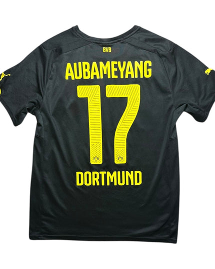 Borussia Dortmund Football Shirt 2014/2015 Away Aubameyang 17 (M)