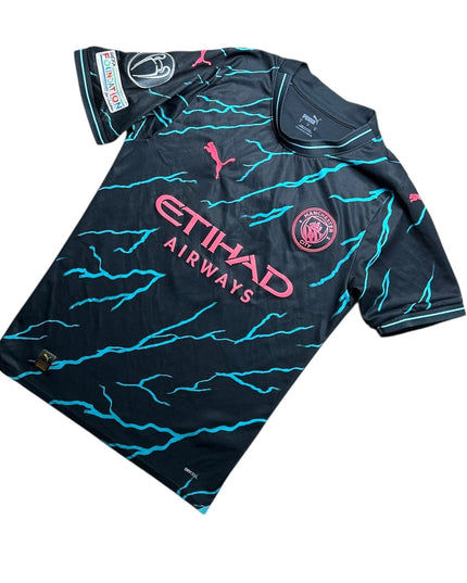 Manchester City 2023/2024 Third Football Shirt Haaland 9 (S)