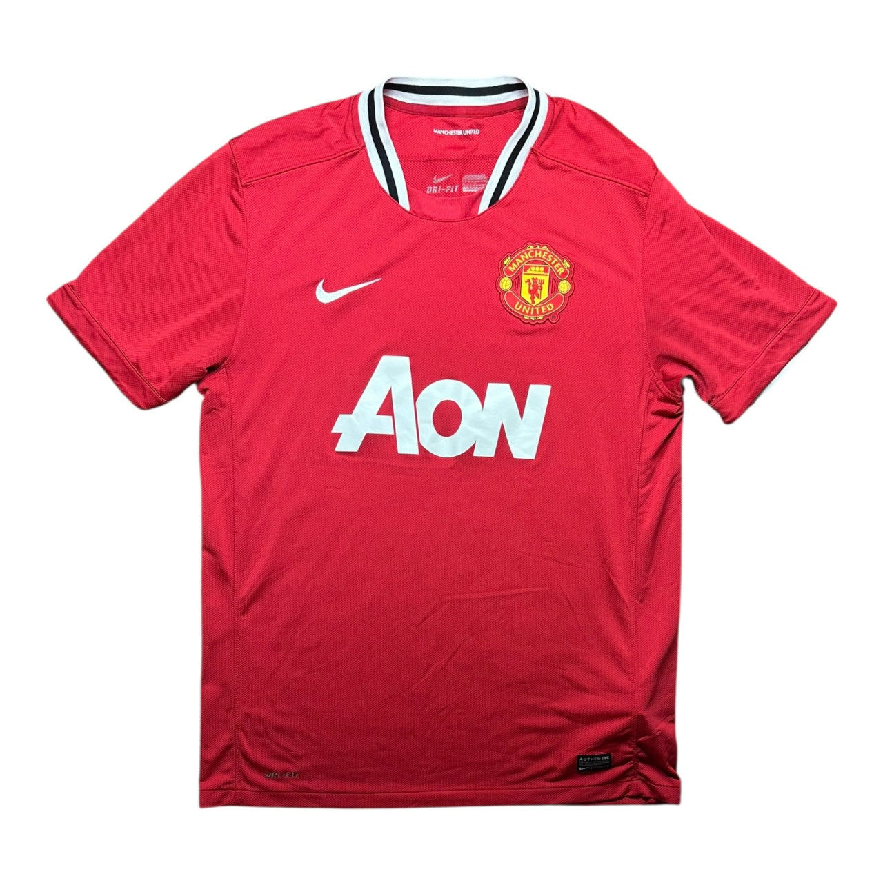 Manchester United Football Shirt 2011/2012 Home Vidic 15 (M)