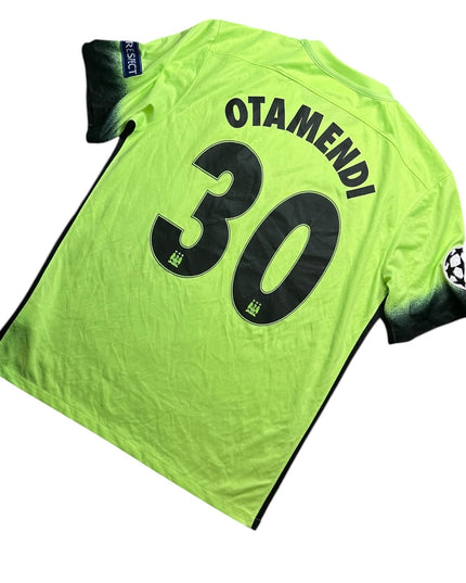 Manchester City Football Shirt Third 2015/2016 Otamendi 30 UCL (L)