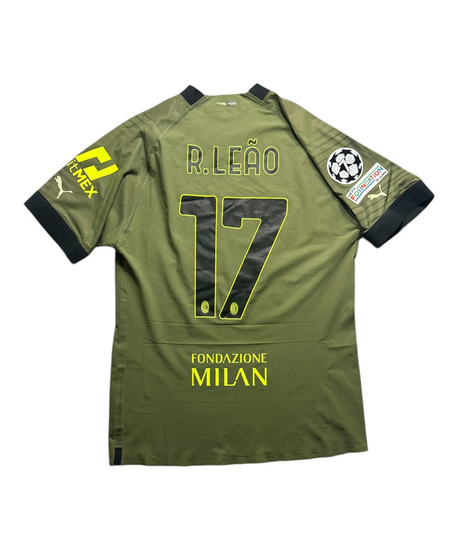 AC Milan Football Shirt Third 2022/2023 R.Leao 17 Ultraweave (XL)