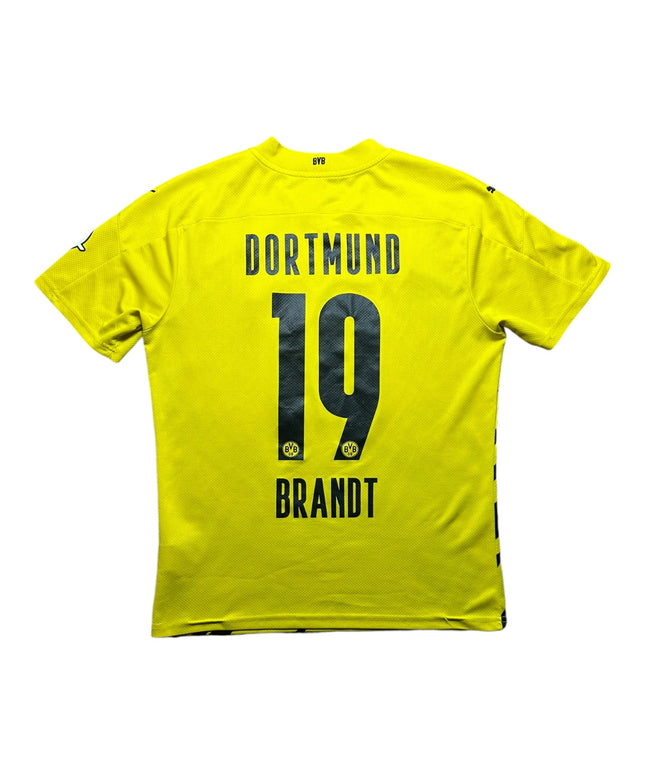 Borussia Dortmund Football Shirt 2020/2021 Home Brandt 19 (M)
