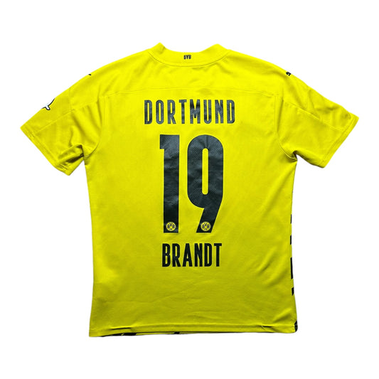 Borussia Dortmund Football Shirt 2020/2021 Home Brandt 19 (M)