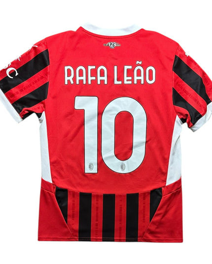AC Milan Football Shirt Home 2024/2025 Rafa Leao 10 (M)