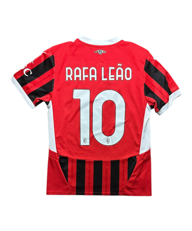 AC Milan Football Shirt Home 2024/2025 Rafa Leao 10 (M)