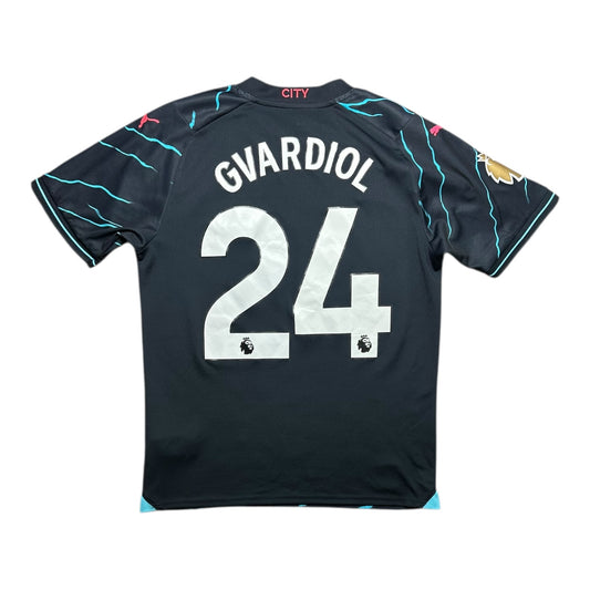 Manchester City Football Shirt 2023/2024 Third Gvardiol 24 (M)