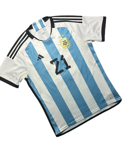 Argentina Football Shirt Home 2022/2023 Dybala 21 (L)