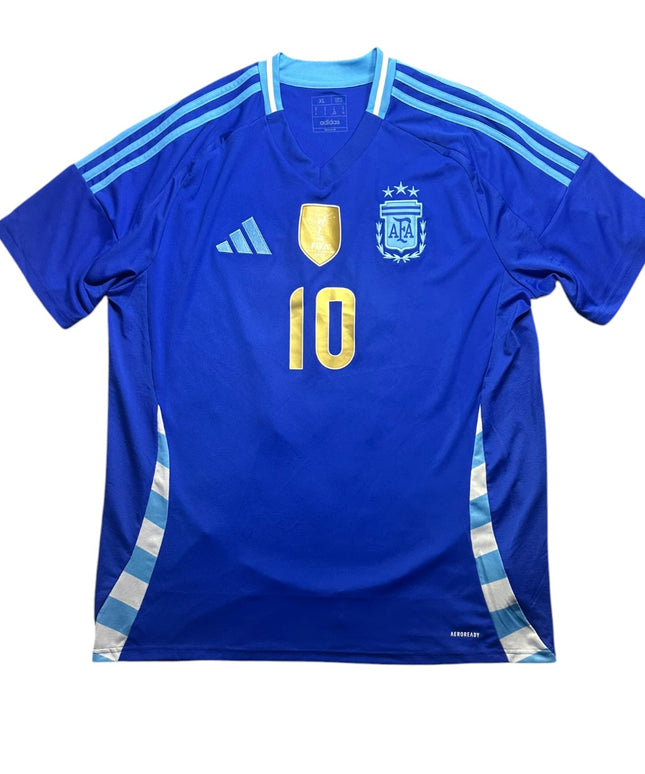 Argentina Football Shirt Away 2024/2025 Messi 10 (XL)