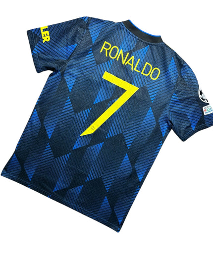 Manchester United Football Shirt 2021/2022 Third Ronaldo 7 UCL (M)