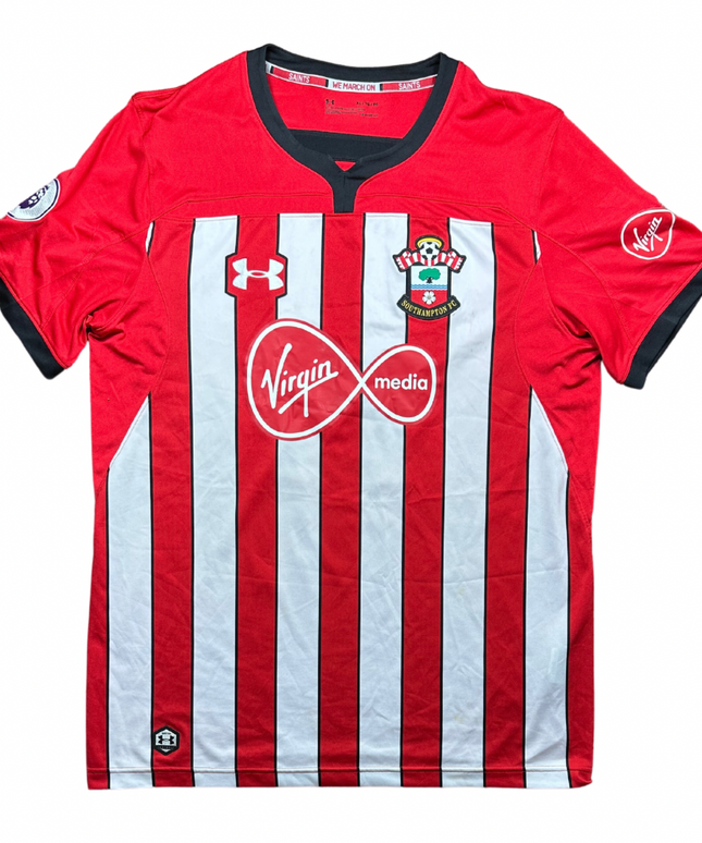 Southampton 2018/2019 Home Football Shirt Elyounoussi 11