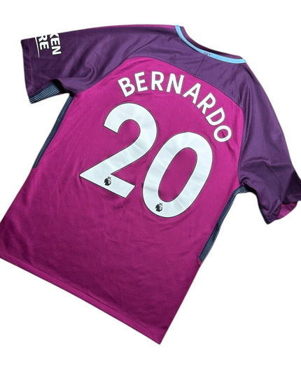 Manchester City Football Shirt 2017/2018 Away Bernardo 20 (M)