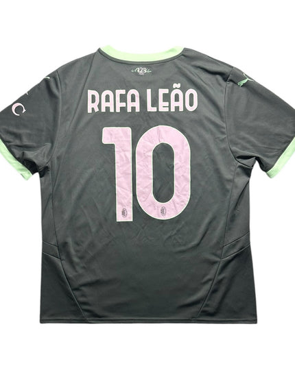 AC Milan Football Shirt Third 2024/2025 Rafa Leao 10 (XL)