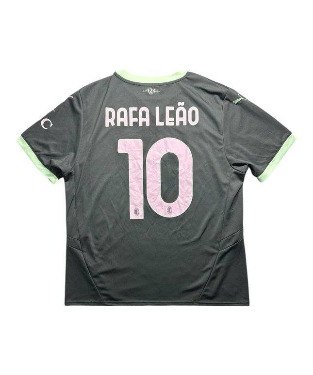 AC Milan Football Shirt Third 2024/2025 Rafa Leao 10 (XL)