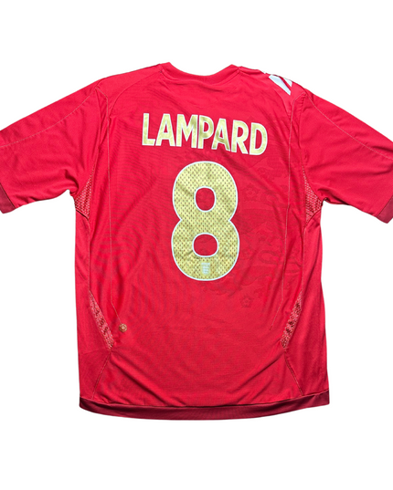 England 2006 Away Football Shirt Lampard (8)