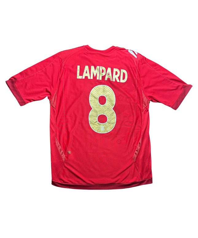 England 2006 Away Football Shirt Lampard (8)