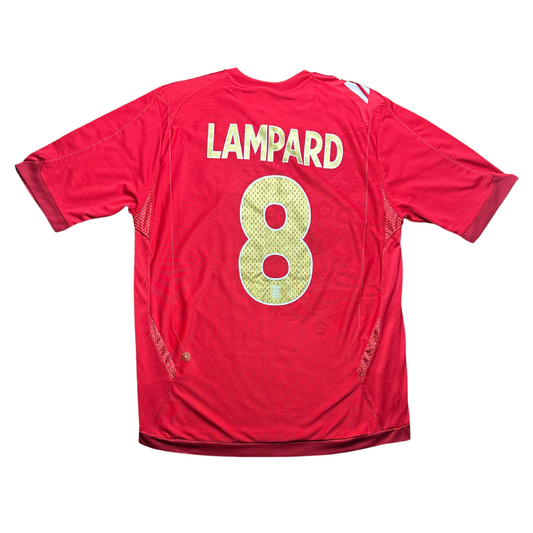 England 2006 Away Football Shirt Lampard (8)