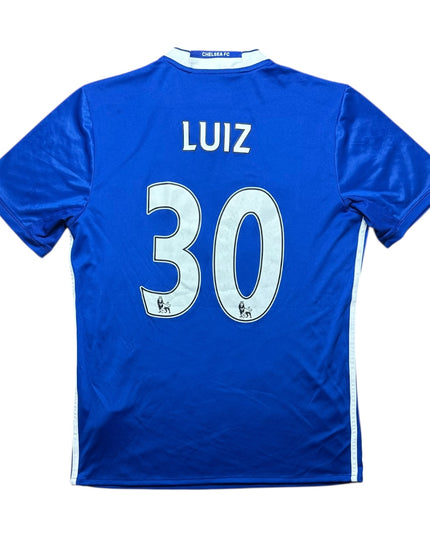Chelsea Football Shirt Home 2015/2016 Luiz 30 (M)