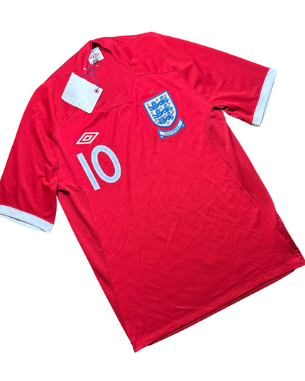 England 2010/2011 Home Football Shirt Rooney (10)