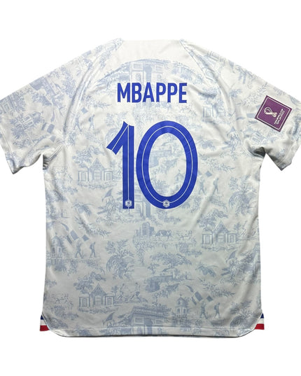 France Football Shirt Away 2022 World Cup Mbappe 10 (XL)