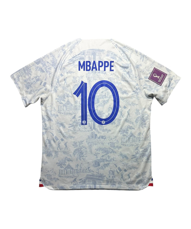 France Football Shirt Away 2022 World Cup Mbappe 10 (XL)