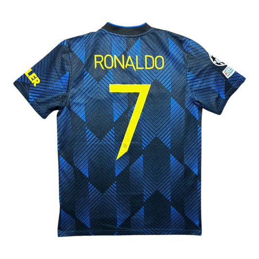Manchester United Football Shirt 2021/2022 Third Ronaldo 7 UCL (M)