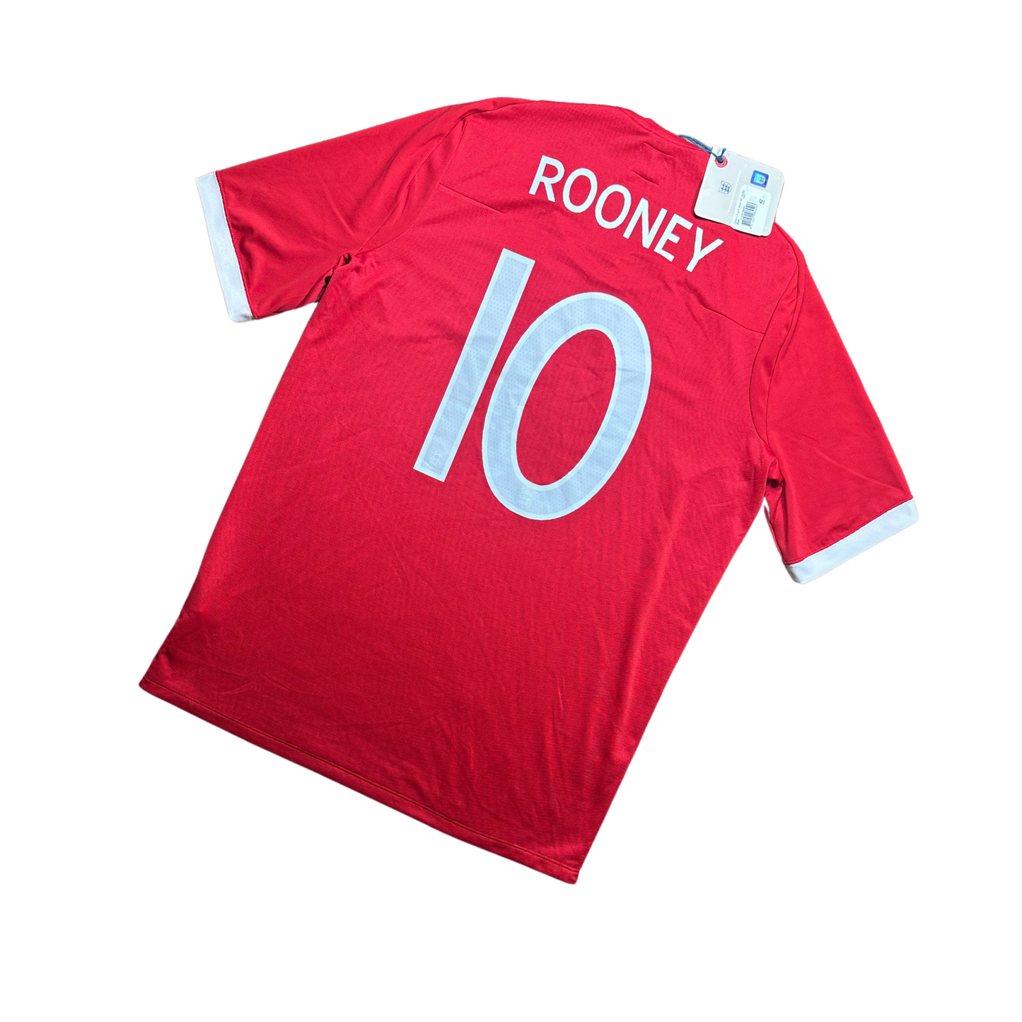 England 2010/2011 Home Football Shirt Rooney (10)