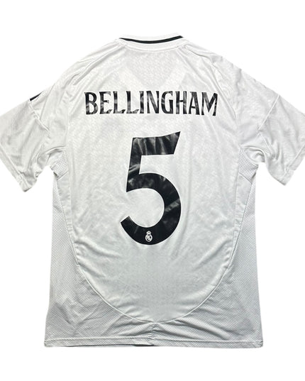 Real Madrid Football Shirt Home 2024/2025 Bellingham 5 (L)