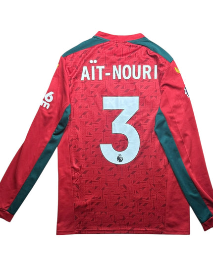 Wolves Football Shirt Away 2023/2024 Ait-Nouri 3 L/S (M)