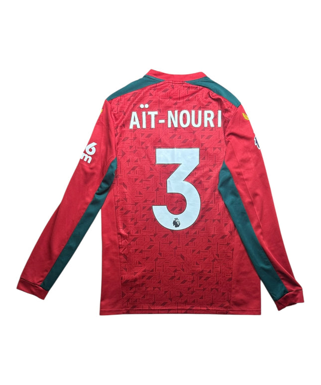 Wolves Football Shirt Away 2023/2024 Ait-Nouri 3 L/S (M)