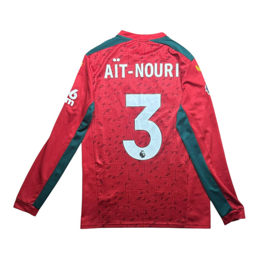 Wolves Football Shirt Away 2023/2024 Ait-Nouri 3 L/S (M)