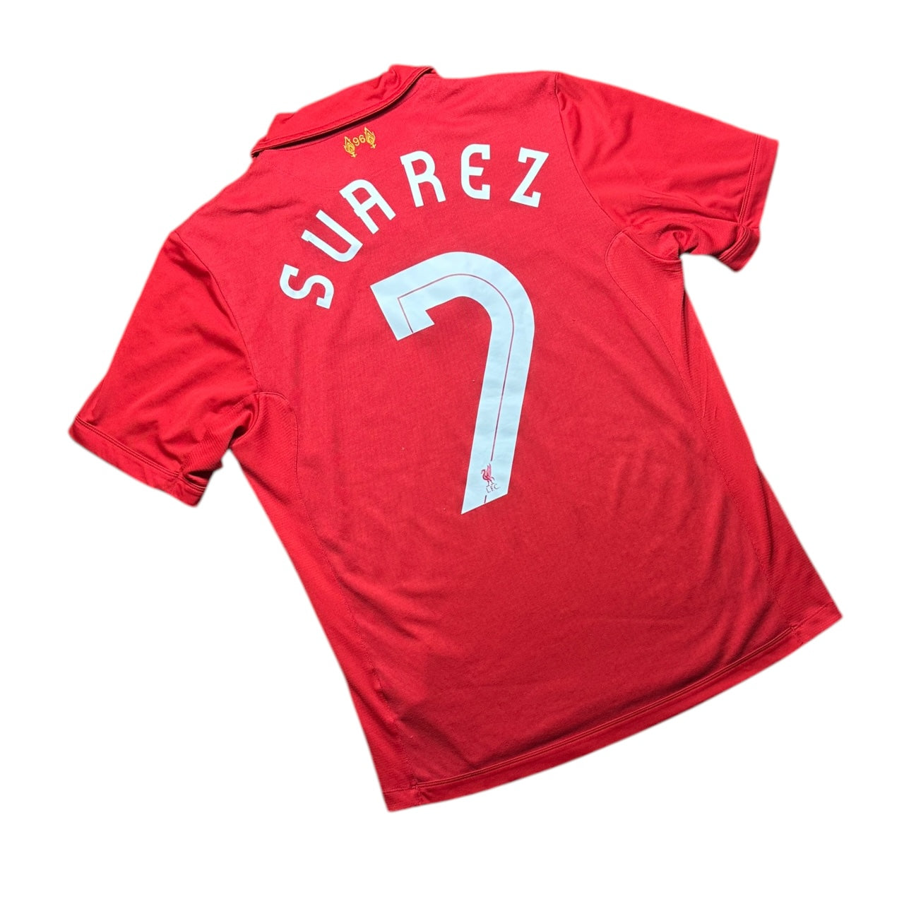 Liverpool Football Shirt 2012/2013 Home Suárez 7 UCL (L)